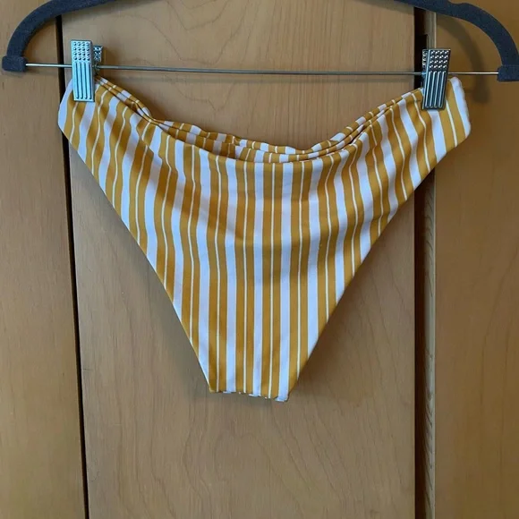 yellow candy striped bikini - Picture 6 of 6